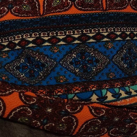 Vibrant Color Print Boho Pants by Vamp Med - Picture 7 of 7